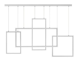 Lampa Led Wiszące Prostokąty 75W biała 4000K DL-G04