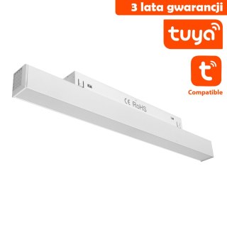 Linia LED Do Szyn Magnetycznych DDCX-FG300-TY TUYA 12W CCT Biała