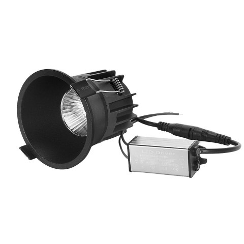 Oprawa wpuszczana Downlight PZE-921 IP44 6W 4000K czarna - IP44