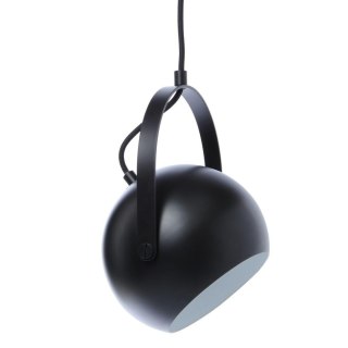 FRANDSEN lampa wisząca BALL W/HANDLE czarny mat