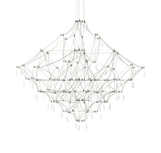 MOOSEE lampa wisząca CONSTELATION 100 - LED, stal szczotkowana