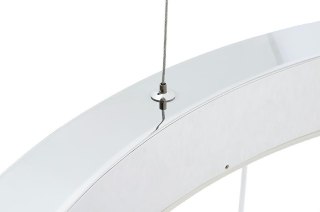 Lampa wisząca RING 100 srebrna - LED, stal polerowana