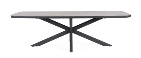 BIZZOTTO stół ogrodowy ISACCO 240x110 antracyt