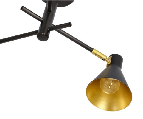 LESS LAMPA WISZĄCA 3X40W E14 CZARNY MATOWY