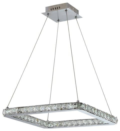 LORDS LAMPA WISZĄCA KWADRAT 42X42 24W LED CHROM LORDS LAMPA WISZĄCA KWADRAT 42X42 24W LED CHROM
