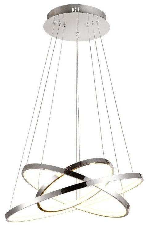 LUNE LAMPA WISZĄCA 50 OKRĄGŁY POTRÓJNY 60W LED 4000K CHROM LUNE LAMPA WISZĄCA 50 OKRĄGŁY POTRÓJNY 60W LED 4000K CHROM