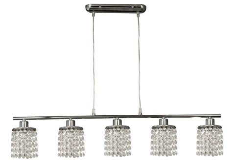 ROYAL LAMPA WISZĄCA 5X40W G9 CHROM+KRYSZTAŁKI ROYAL LAMPA WISZĄCA 5X40W G9 CHROM+KRYSZTAŁKI