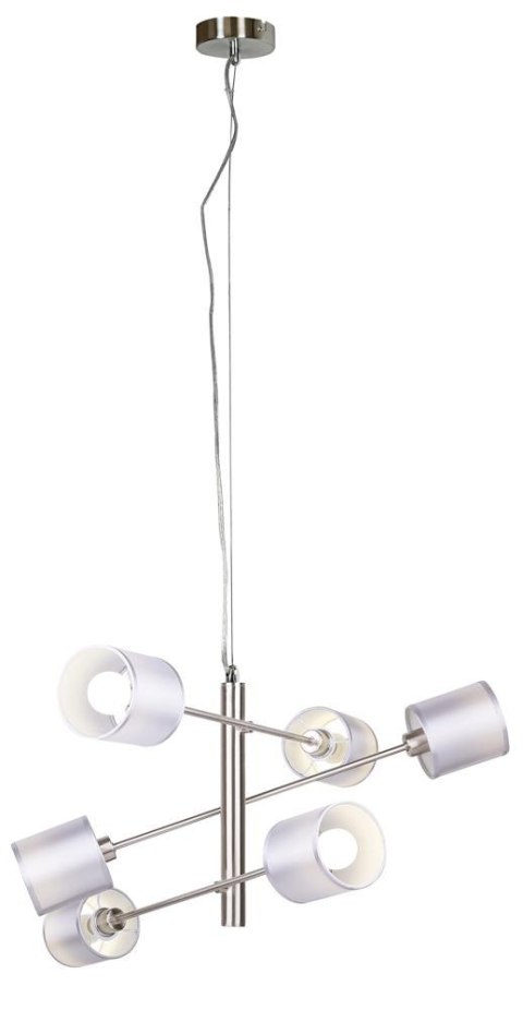 SAX LAMPA WISZĄCA LINKA 6X40W E14 SATYNA SAX LAMPA WISZĄCA LINKA 6X40W E14 SATYNA