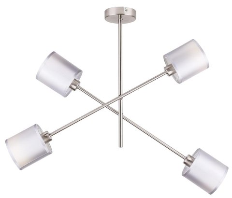 SAX LAMPA WISZĄCA SZTYCA 4X40W E14 SATYNA SAX LAMPA WISZĄCA SZTYCA 4X40W E14 SATYNA