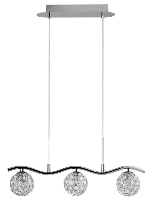 STARLET LAMPA WISZĄCA 3X40W G9 CHROM/TRANSPARENT STARLET LAMPA WISZĄCA 3X40W G9 CHROM/TRANSPARENT