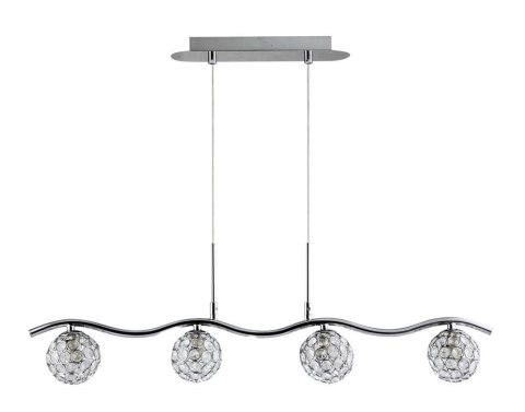 STARLET LAMPA WISZĄCA 4X40W G9 CHROM/TRANSPARENT STARLET LAMPA WISZĄCA 4X40W G9 CHROM/TRANSPARENT