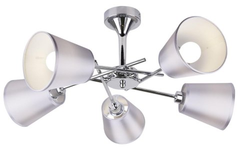 VOX LAMPA WISZĄCA 5X40W E14 CHROM Z ABAŻUREM VOX LAMPA WISZĄCA 5X40W E14 CHROM Z ABAŻUREM