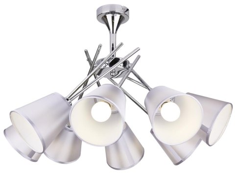 VOX LAMPA WISZĄCA 8X40W E14 CHROM Z ABAŻUREM VOX LAMPA WISZĄCA 8X40W E14 CHROM Z ABAŻUREM