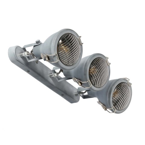 CRODO LAMPA SUFITOWA LISTWA 3X40W E14 SZARY