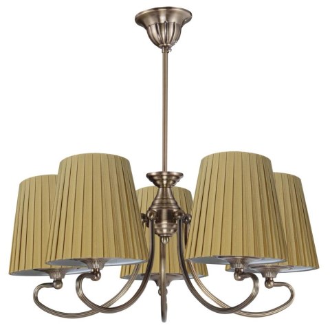 MOZART LAMPA WISZĄCA 5X60W E27 PATYNOWA MIEDŹ MIODOWY MOZART LAMPA WISZĄCA 5X60W E27 PATYNOWA MIEDŹ MIODOWY