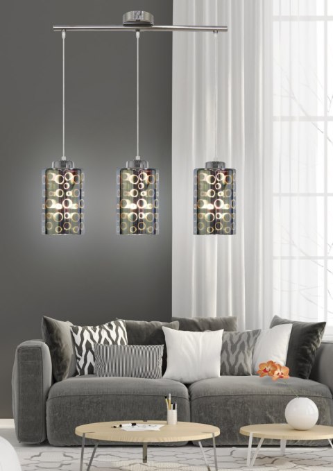 NOCTURNO LAMPA WISZĄCA 3X40W E27 CHROM NOCTURNO LAMPA WISZĄCA 3X40W E27 CHROM