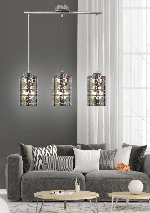 NOCTURNO LAMPA WISZĄCA 3X40W E27 CHROM NOCTURNO LAMPA WISZĄCA 3X40W E27 CHROM