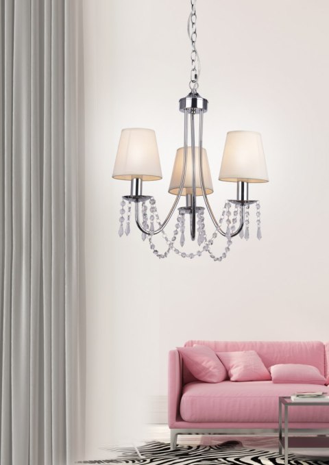 RUTI LAMPA WISZĄCA 3X40W E14 BEŻOWY RUTI LAMPA WISZĄCA 3X40W E14 BEŻOWY