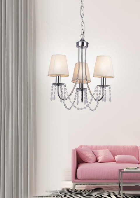 RUTI LAMPA WISZĄCA 3X40W E14 BEŻOWY RUTI LAMPA WISZĄCA 3X40W E14 BEŻOWY