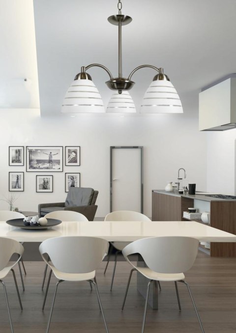 ULI LAMPA WISZĄCA 3X60W E27 SATYNA ULI LAMPA WISZĄCA 3X60W E27 SATYNA