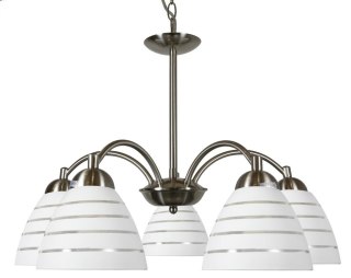 ULI LAMPA WISZĄCA 5X60W E27 SATYNA