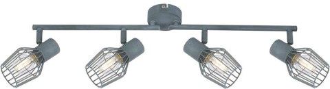 VIKING LAMPA SUFITOWA LISTWA 4X40W E14 SZARY VIKING LAMPA SUFITOWA LISTWA 4X40W E14 SZARY