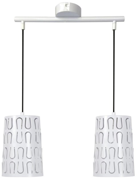 VISTA LAMPA WISZĄCA 2X60W E27 BIAŁY VISTA LAMPA WISZĄCA 2X60W E27 BIAŁY