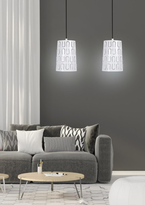 VISTA LAMPA WISZĄCA 2X60W E27 BIAŁY VISTA LAMPA WISZĄCA 2X60W E27 BIAŁY