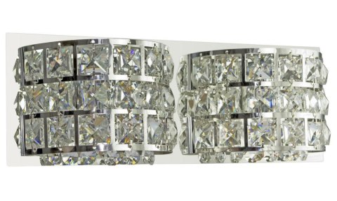 SATURN LAMPA KINKIET 12X30 2X40W G9 CHROM SATURN LAMPA KINKIET 12X30 2X40W G9 CHROM