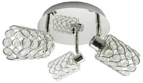 YORK LAMPA SUFITOWA PLAFON 3X40W G9 CHROM YORK LAMPA SUFITOWA PLAFON 3X40W G9 CHROM