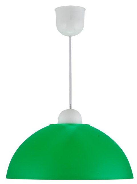 MIKA LAMPA WISZĄCA PLASTIK E27 1X60W ZIELONY PROMOCJA MIKA LAMPA WISZĄCA PLASTIK E27 1X60W ZIELONY PROMOCJA