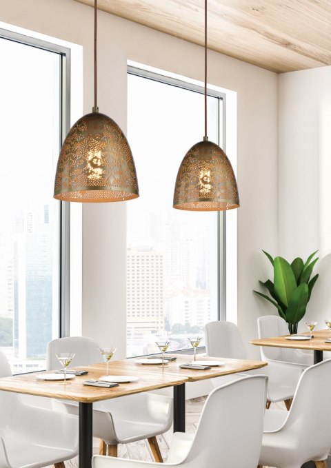 SFINKS LAMPA WISZĄCA 20/21 STOŻEK 1X60W E27 AŻUROWY PATYNA SFINKS LAMPA WISZĄCA 20/21 STOŻEK 1X60W E27 AŻUROWY PATYNA