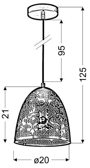 SFINKS LAMPA WISZĄCA 20/21 STOŻEK 1X60W E27 AŻUROWY PATYNA SFINKS LAMPA WISZĄCA 20/21 STOŻEK 1X60W E27 AŻUROWY PATYNA