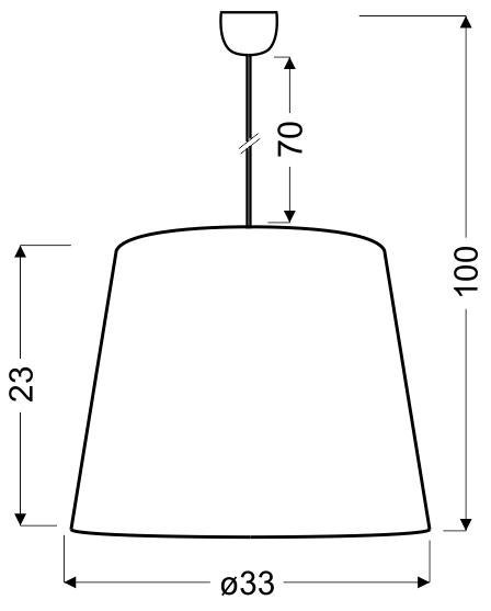 WINTER LAMPA WISZĄCA 30 1X60W E27 WINTER LAMPA WISZĄCA 30 1X60W E27