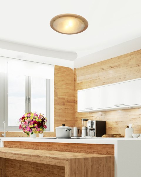 BAMBOO LAMPA SUFITOWA PLAFON 30 DREWNO STANDARD 1X60 W E27 SOSNA