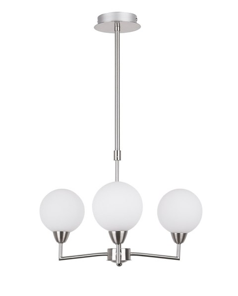 Logos lampa wisząca satynowy 3x25w g9 klosz biały Logos lampa wisząca satynowy 3x25w g9 klosz biały