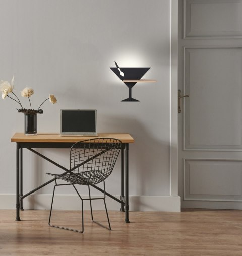 PICCOLO LAMPA KINKIET 4W LED 4000K IQ KIDS CZARNY PICCOLO LAMPA KINKIET 4W LED 4000K IQ KIDS CZARNY
