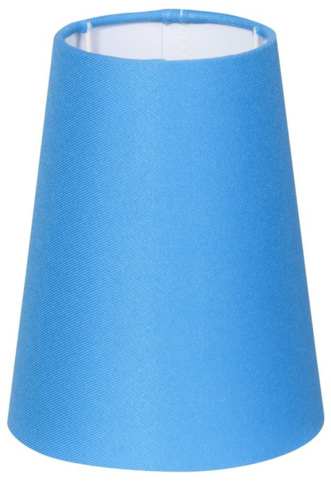 ABAŻUR CONE STOŻEK (D-12,5 H-15)CM E14 NIEBIESKI ABAŻUR CONE STOŻEK (D-12,5 H-15)CM E14 NIEBIESKI