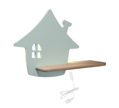 HOUSE LAMPA KINKIET 4W LED 4000K KP IQ KIDS Z PRZEWODEM Z WŁ. I WTYCZKĄ MIĘTOWY HOUSE LAMPA KINKIET 4W LED 4000K KP IQ KIDS Z PRZEWODEM Z WŁ. I WTYCZKĄ MIĘTOWY
