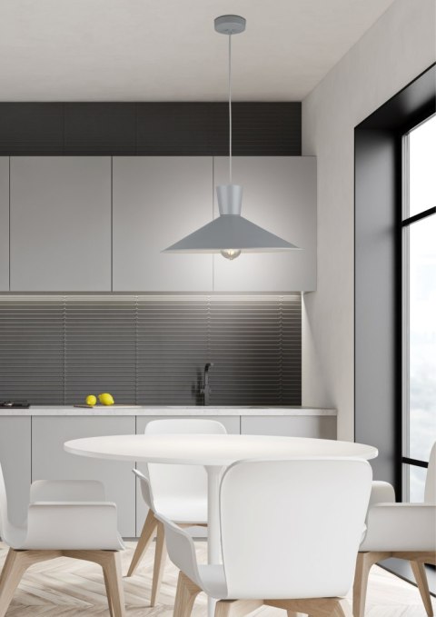 LAMPA WISZĄCA ELISTA 1 SZARY LAMPA WISZĄCA ELISTA 1 SZARY