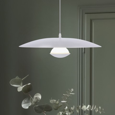 LAMPA WISZĄCA LUND 1 BIAŁY 115x48x48 LAMPA WISZĄCA LUND 1 BIAŁY 115x48x48