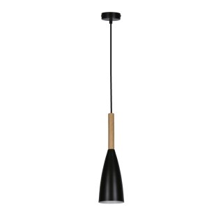LAMPA WISZĄCA TROSA 1 CZARNY