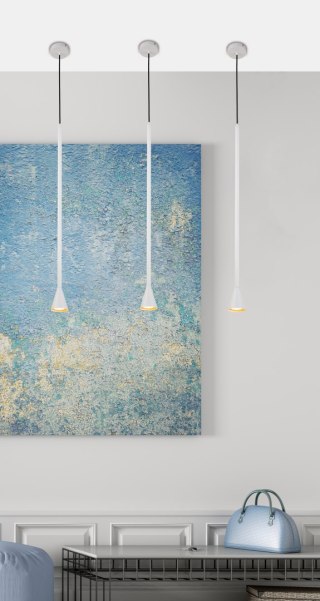 LAMPA WISZĄCA TUCSON 1 BIAŁY