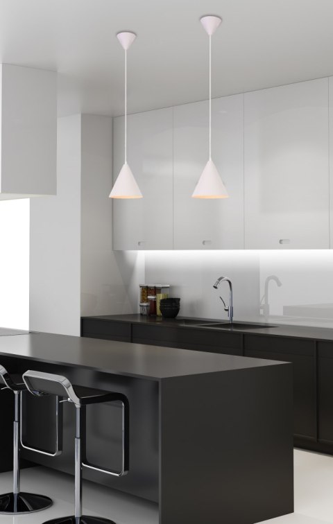 LAMPA WISZĄCA VOSS 1 BIAŁY LAMPA WISZĄCA VOSS 1 BIAŁY