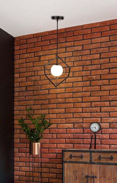 LAMPA WISZĄCA WEERT 1 CZARNY ZŁOTY 115x15x15 LAMPA WISZĄCA WEERT 1 CZARNY ZŁOTY 115x15x15