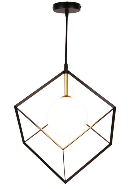 LAMPA WISZĄCA WEERT 1 CZARNY ZŁOTY 120x20x20 LAMPA WISZĄCA WEERT 1 CZARNY ZŁOTY 120x20x20