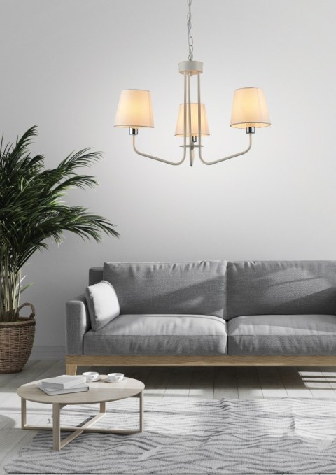 LAMPA WISZĄCA YORK 3 BIAŁY LAMPA WISZĄCA YORK 3 BIAŁY