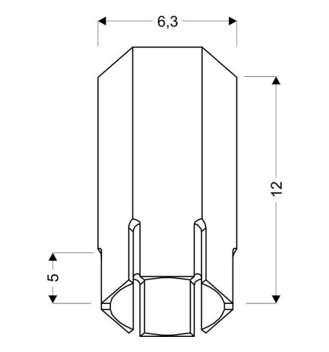 LAMPA SUFITOWA TUBA 1X25W GU10 6,3/12 BIAŁY LAMPA SUFITOWA TUBA 1X25W GU10 6,3/12 BIAŁY
