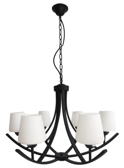 LONDYN LAMPA WISZĄCA 6X60W E27 CZARNY LONDYN LAMPA WISZĄCA 6X60W E27 CZARNY