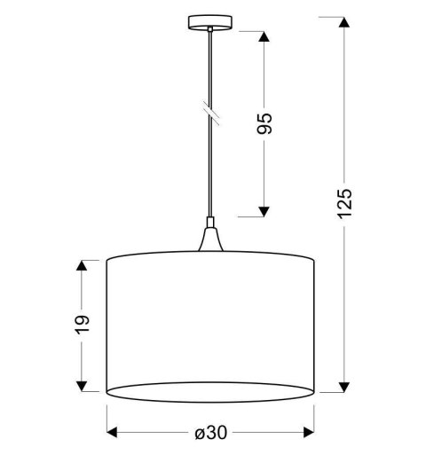 LONG LAMPA WISZĄCA 1X60W E27 MIEDZIANY LONG LAMPA WISZĄCA 1X60W E27 MIEDZIANY